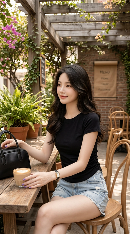 Slim Fit Basic Cotton Tee