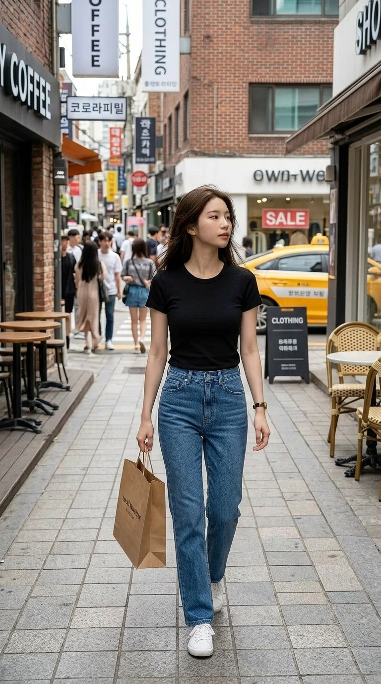 Slim Fit Basic Cotton Tee