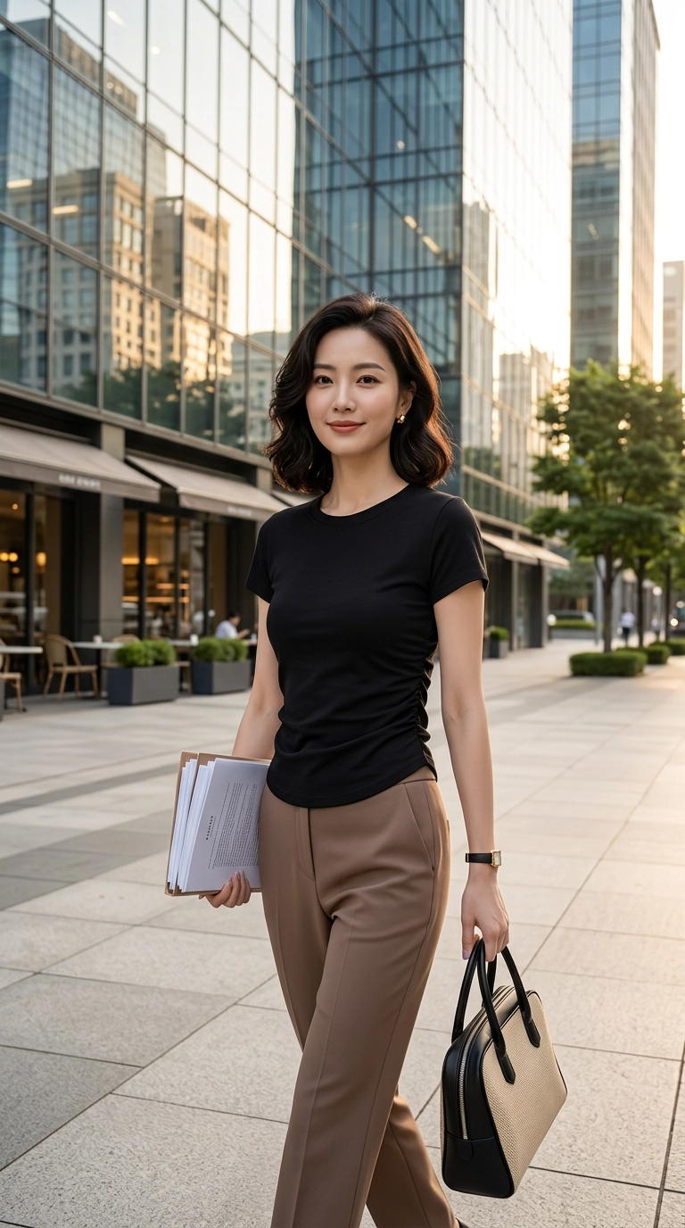Slim Fit Basic Cotton Tee