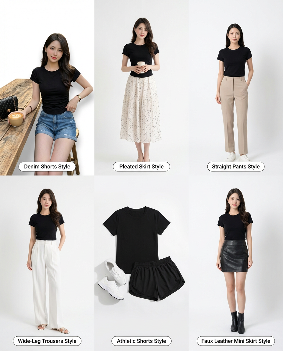 Slim Fit Basic Cotton Tee