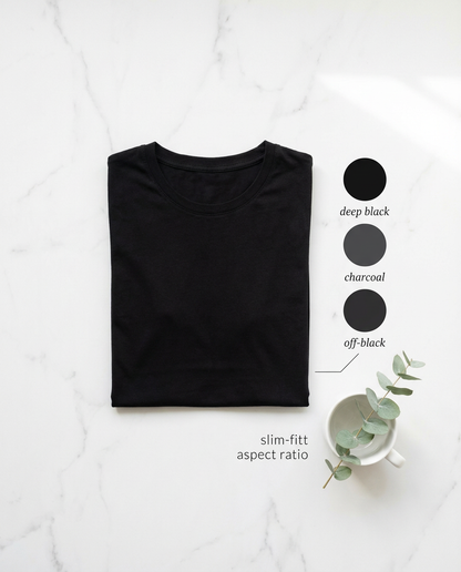 Slim Fit Basic Cotton Tee