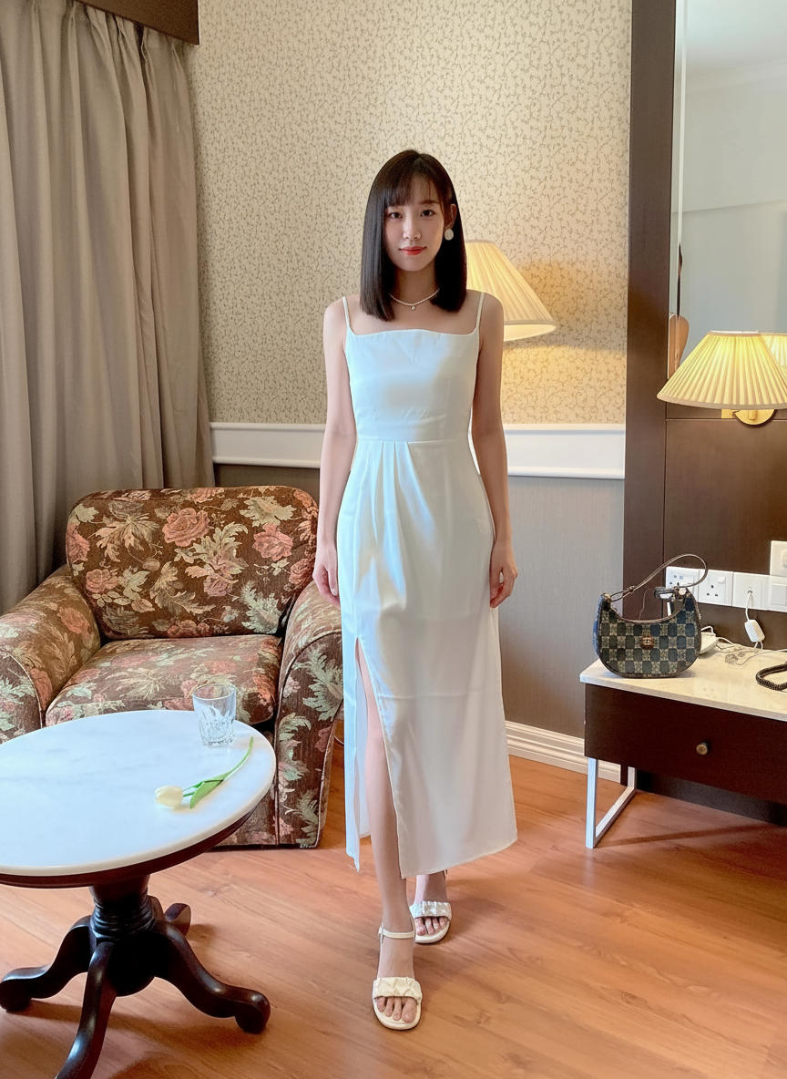 Dovey Dreamy Slit Dress