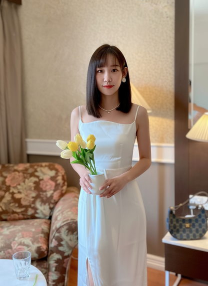 Dovey Dreamy Slit Dress