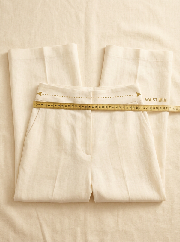 Waist measurement photo guide