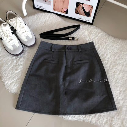 Clara OL A-Line Skirt (Free Belt)