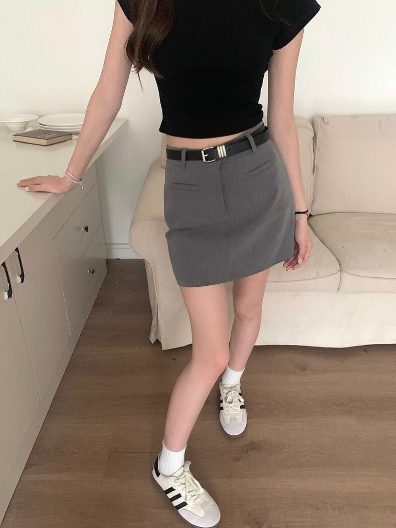 Clara OL A-Line Skirt (Free Belt)