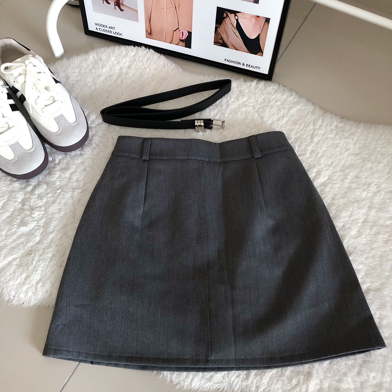 Clara OL A-Line Skirt (Free Belt)