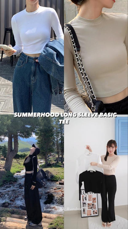 Summerhood Long Sleeve Basic Tee