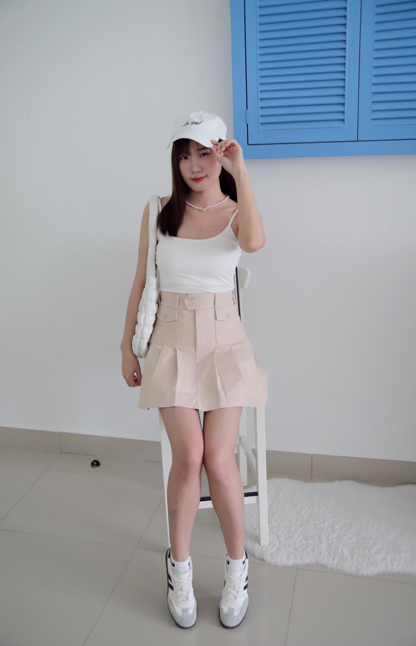 Georgia Pleated Skirt