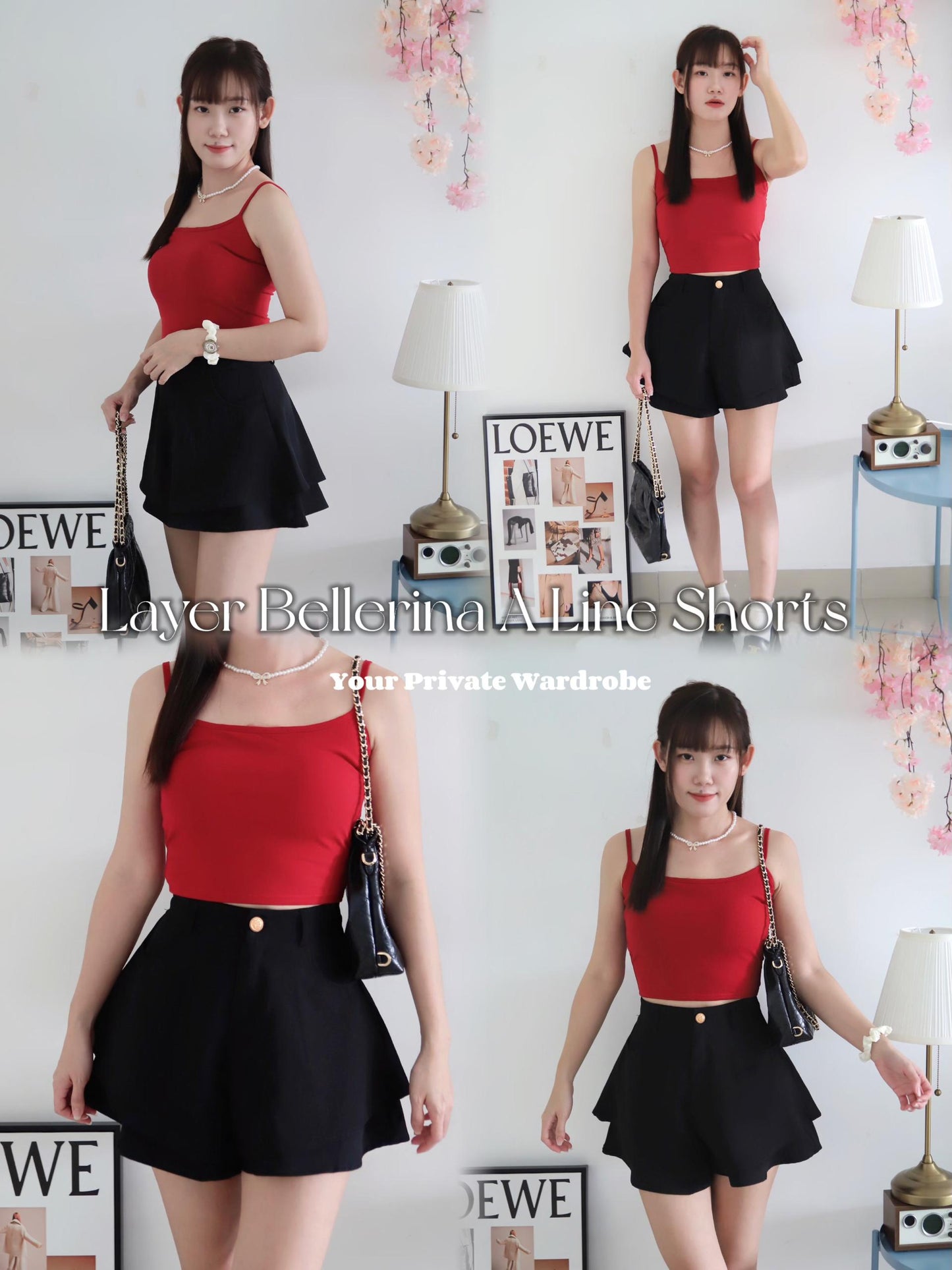 Layer Bellerina A Line Shorts