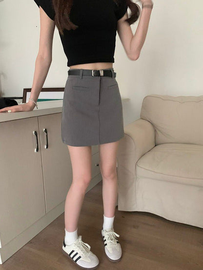 Clara OL A-Line Skirt (Free Belt)