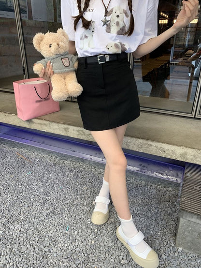 Clara OL A-Line Skirt (Free Belt)