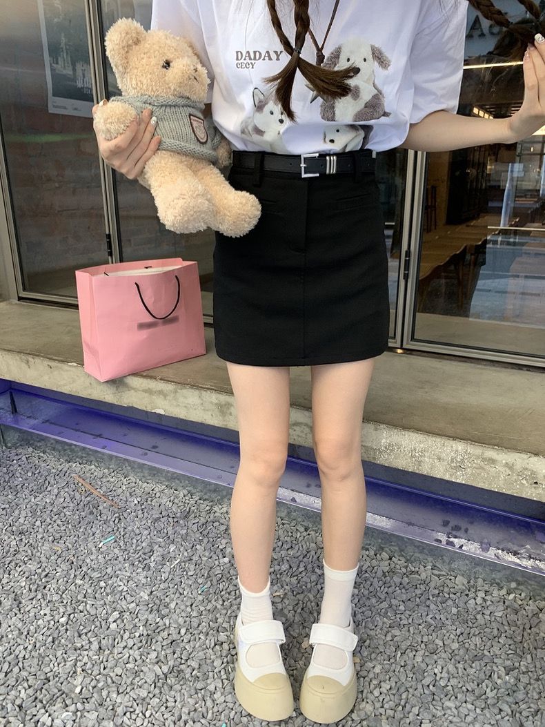 Clara OL A-Line Skirt (Free Belt)