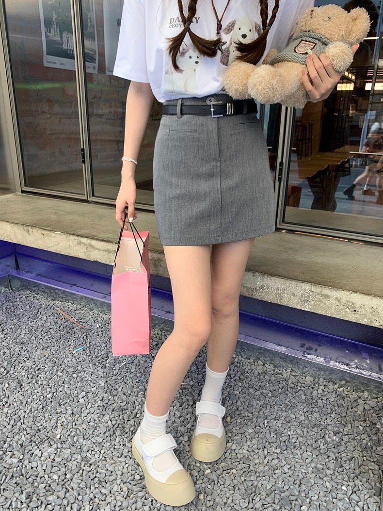 Clara OL A-Line Skirt (Free Belt)