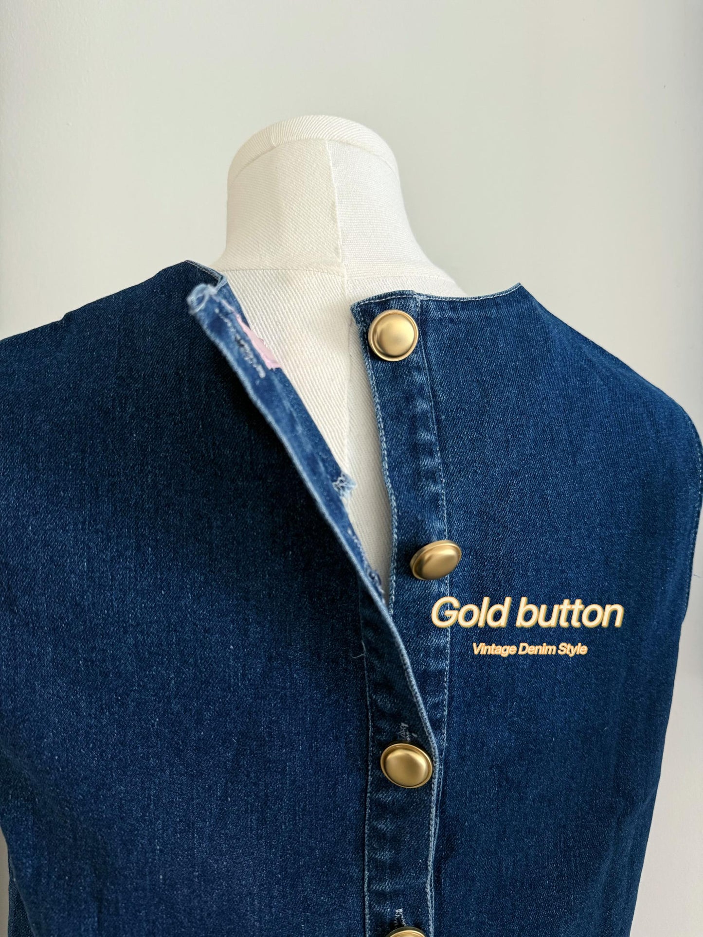 Old Money Style Denim Top