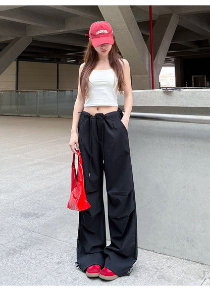 High Waist Cargo Quick Dry Pants