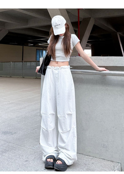 High Waist Cargo Quick Dry Pants