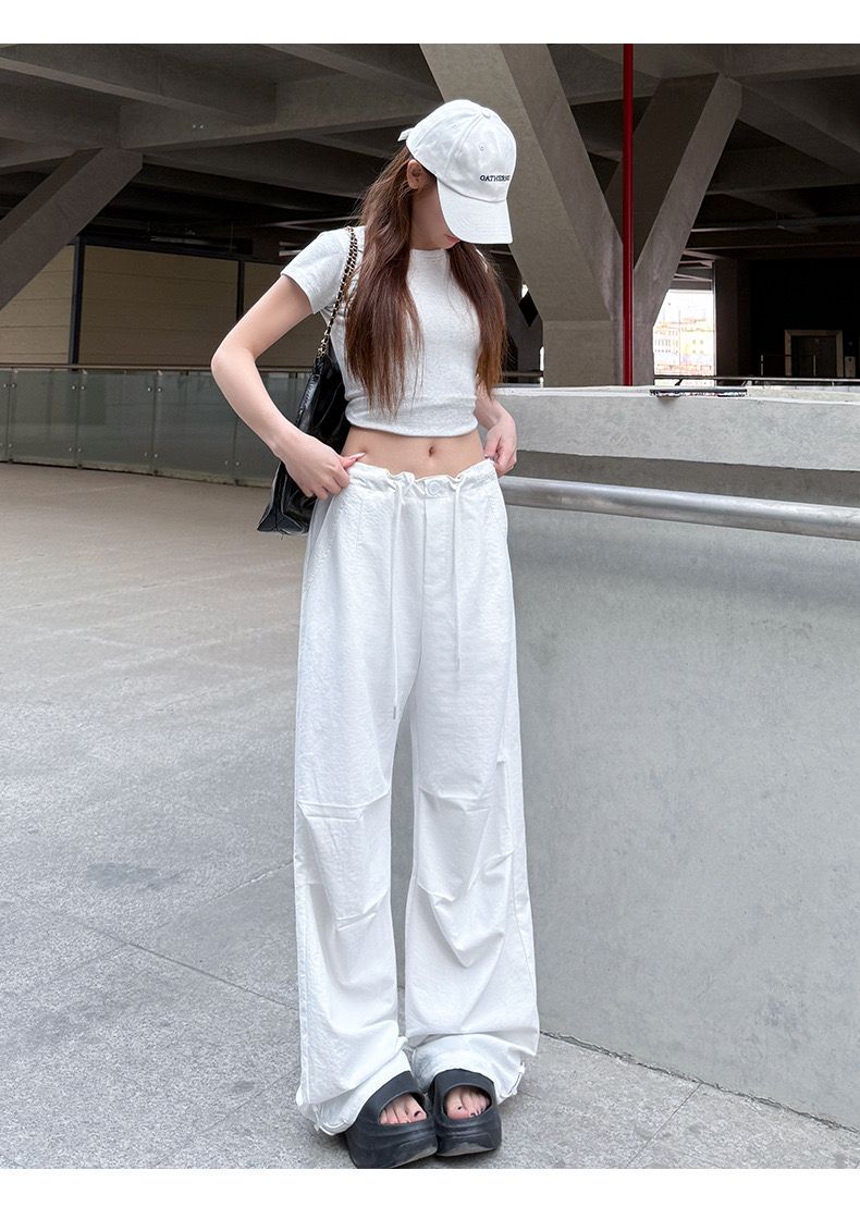 High Waist Cargo Quick Dry Pants