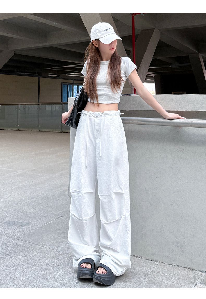 High Waist Cargo Quick Dry Pants