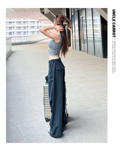 High Waist Cargo Quick Dry Pants