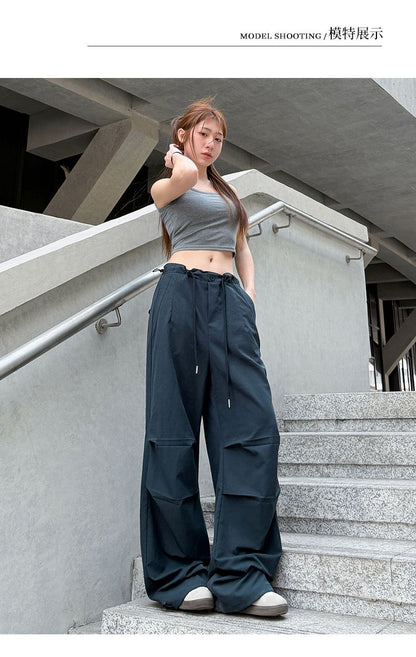 High Waist Cargo Quick Dry Pants