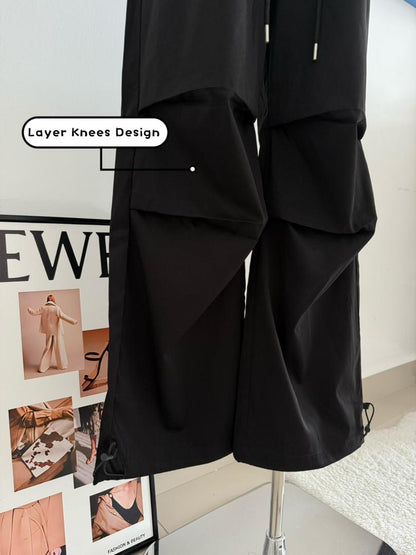 High Waist Cargo Quick Dry Pants