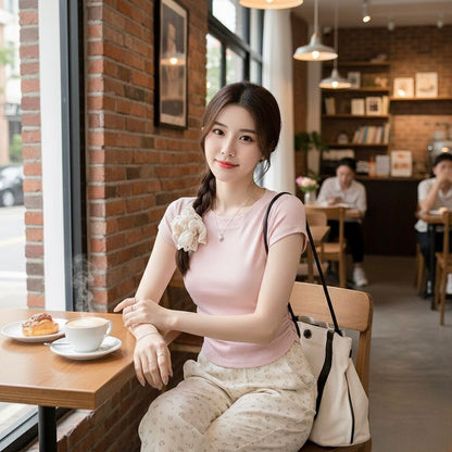 Slim Fit Basic Cotton Tee