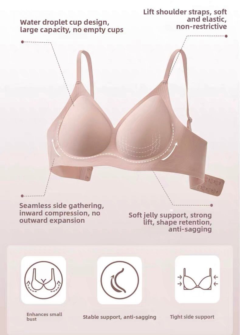 Pastel Soft Wireless Seamless Bra