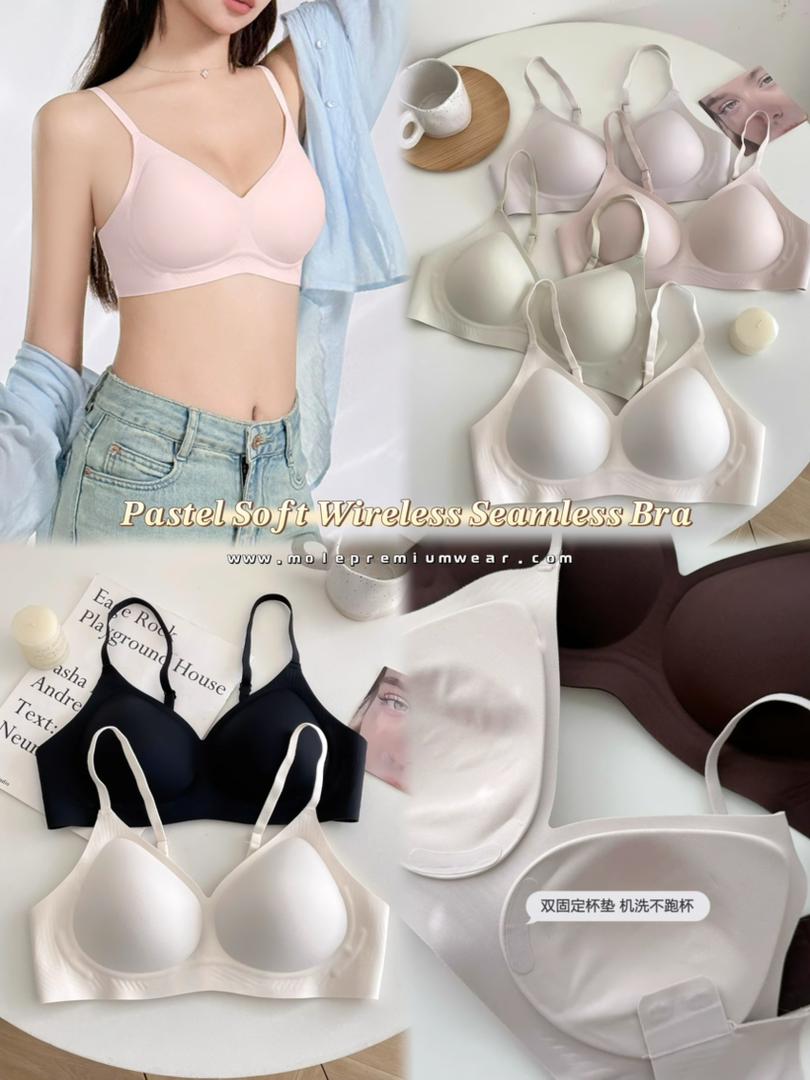 Pastel Soft Wireless Seamless Bra