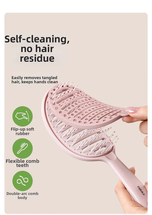 Self Cleaning Easy Comb Hair Comb