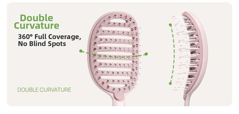 Self Cleaning Easy Comb Hair Comb