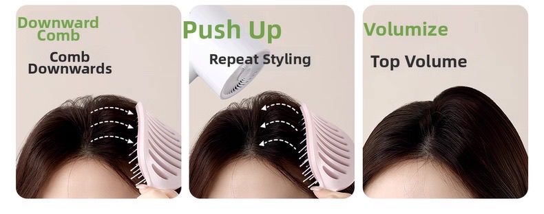 Self Cleaning Easy Comb Hair Comb