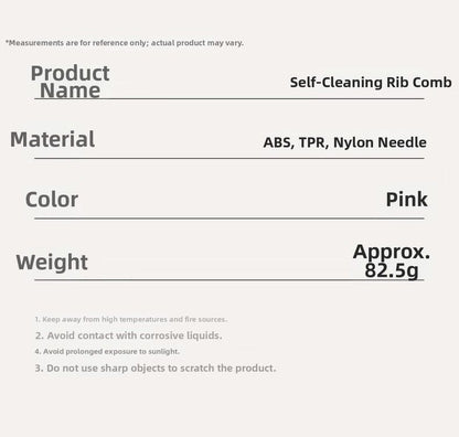 Self Cleaning Easy Comb Hair Comb