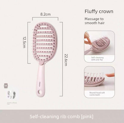 Self Cleaning Easy Comb Hair Comb