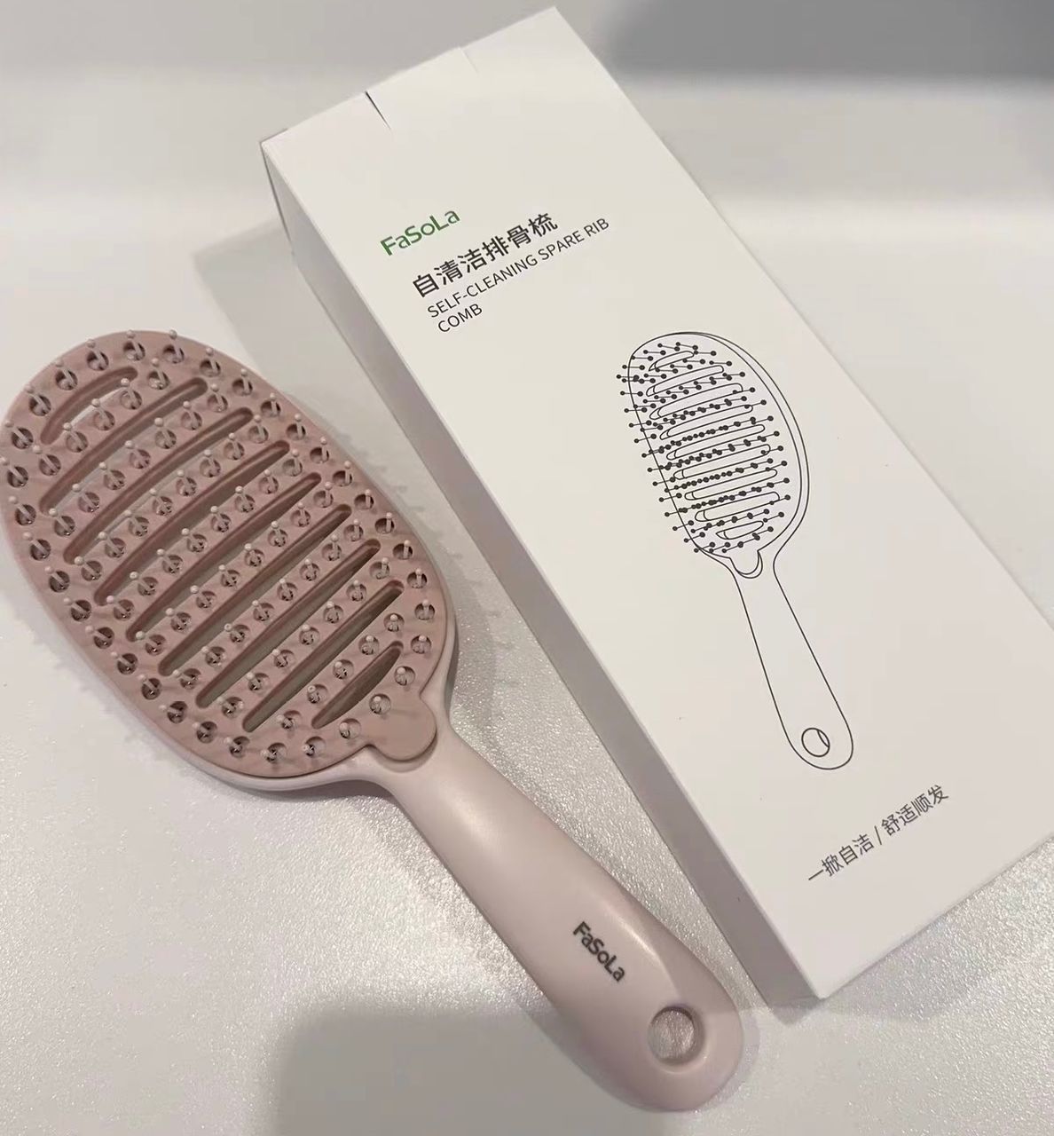 Self Cleaning Easy Comb Hair Comb