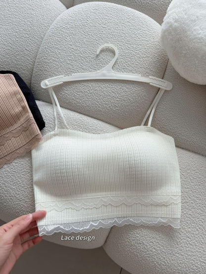 Summer Lace Seamless Tube Bra