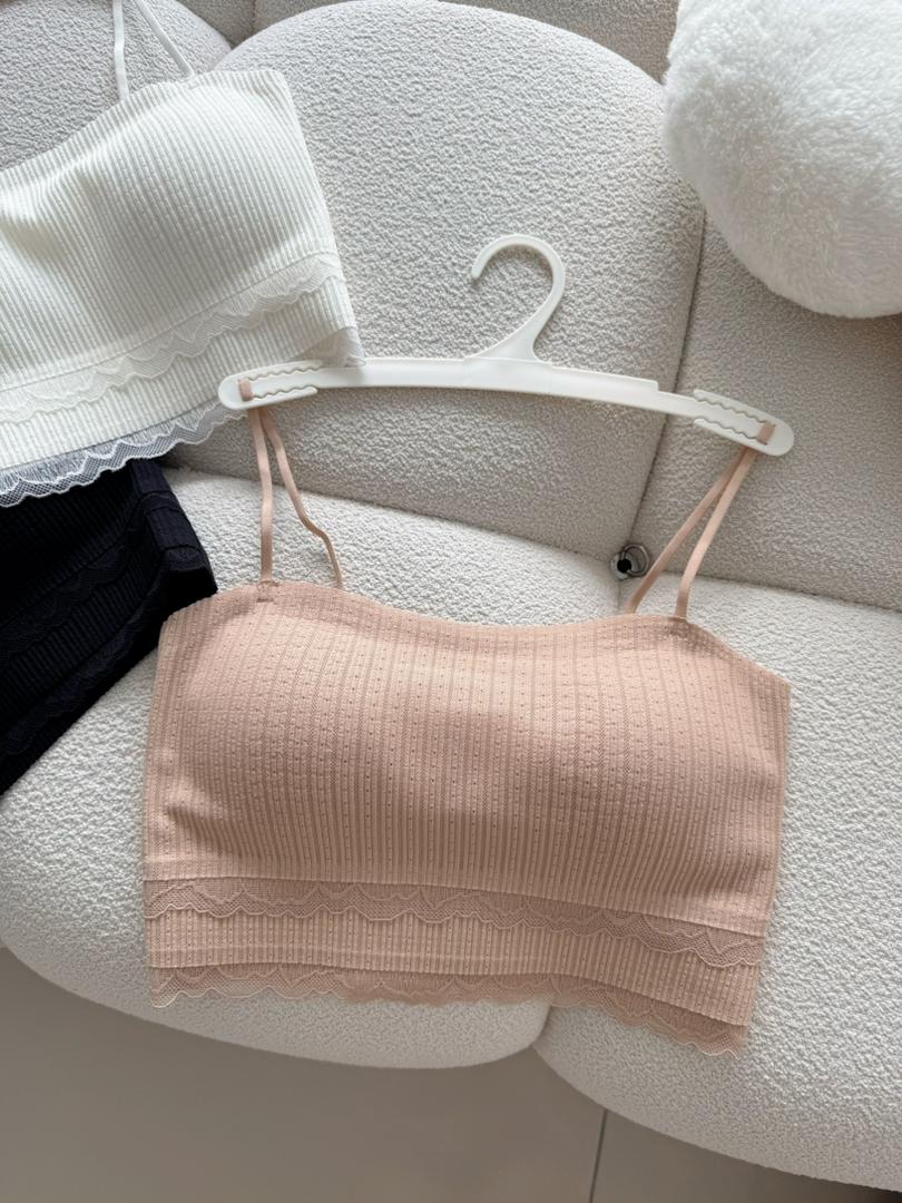Summer Lace Seamless Tube Bra