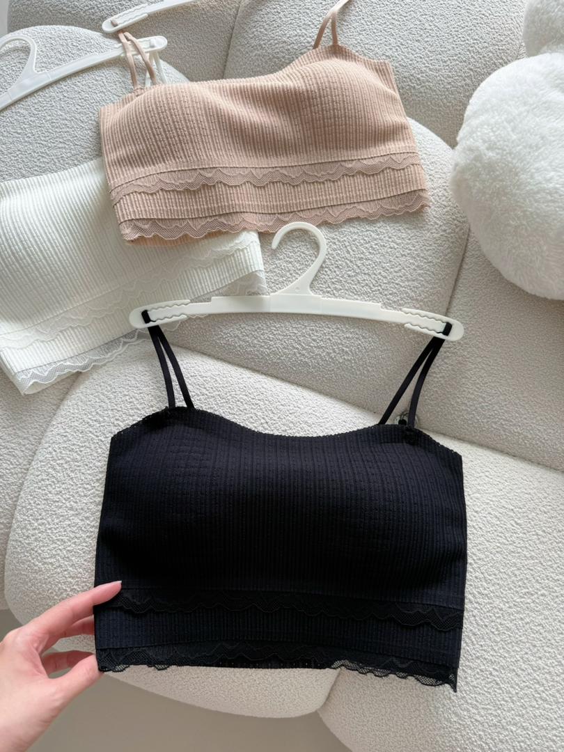 Summer Lace Seamless Tube Bra