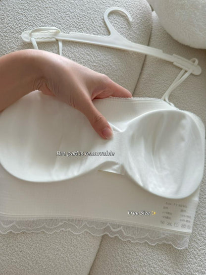 Summer Lace Seamless Tube Bra