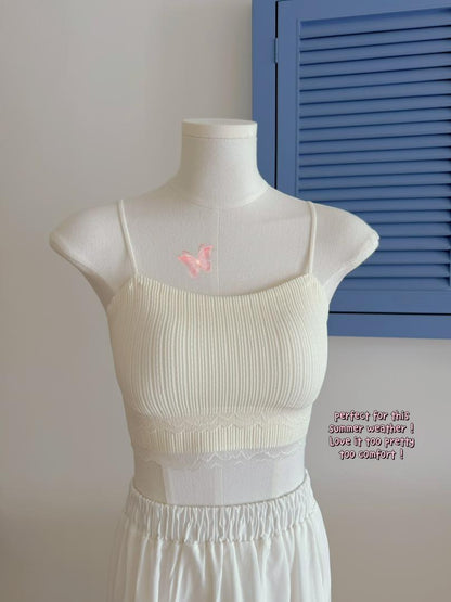 Summer Lace Seamless Tube Bra