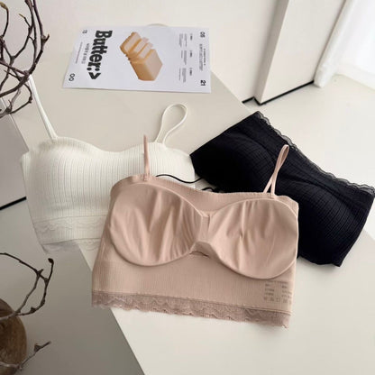 Summer Lace Seamless Tube Bra