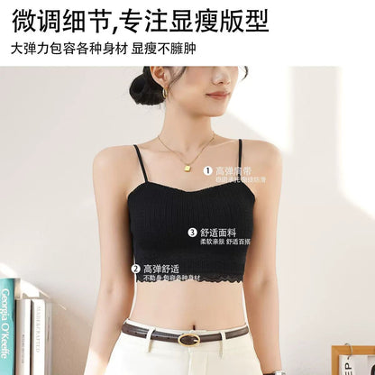 Summer Lace Seamless Tube Bra