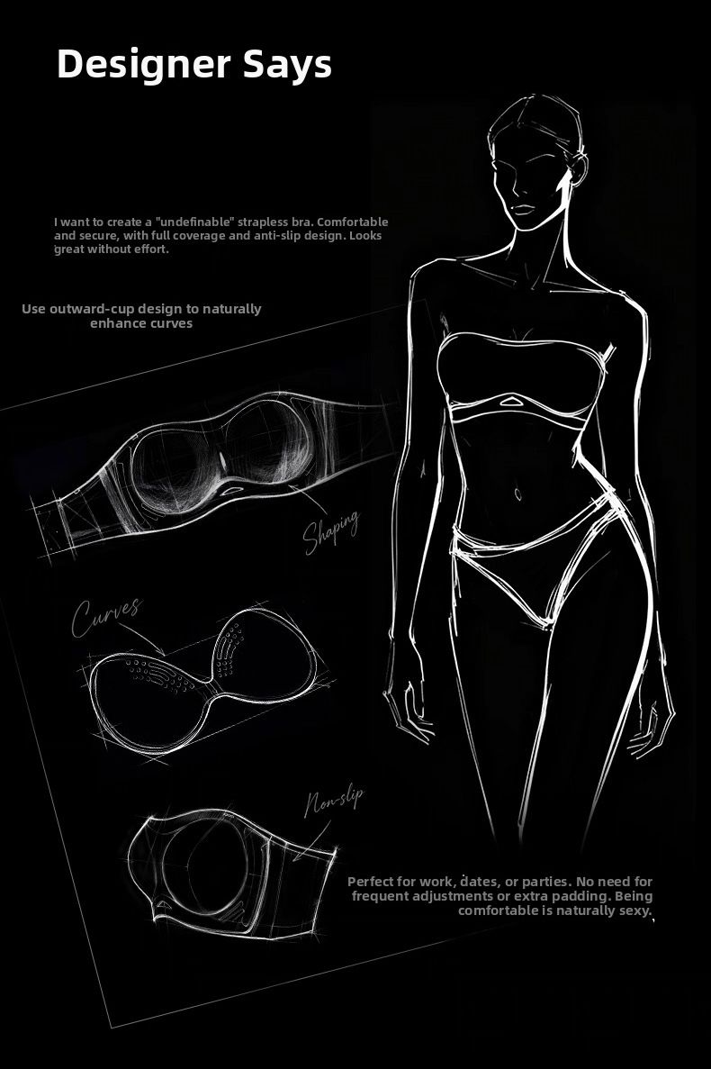 Monica Strapless Seamless Tube Bra (Extra Boost Up)