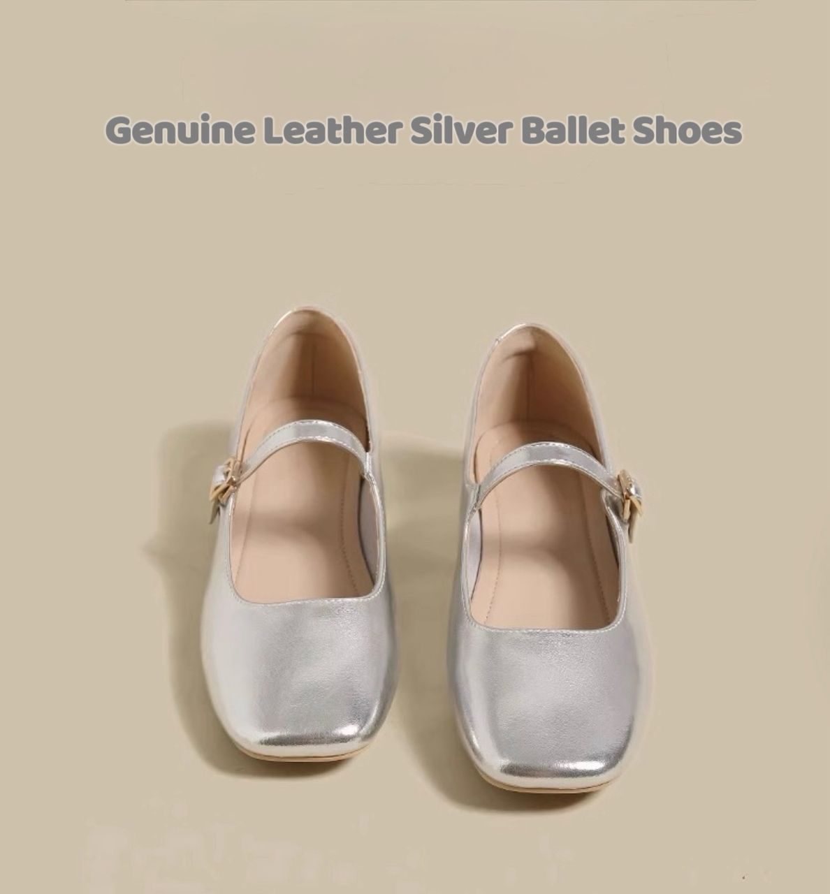 Silver Ballet Shoes