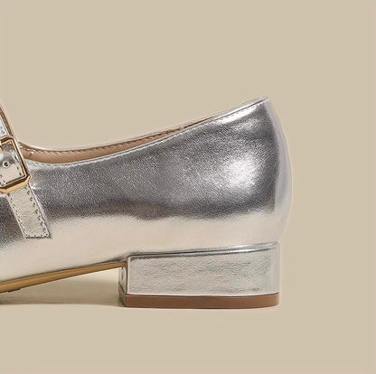 Silver Ballet Shoes