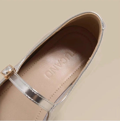 Silver Ballet Shoes