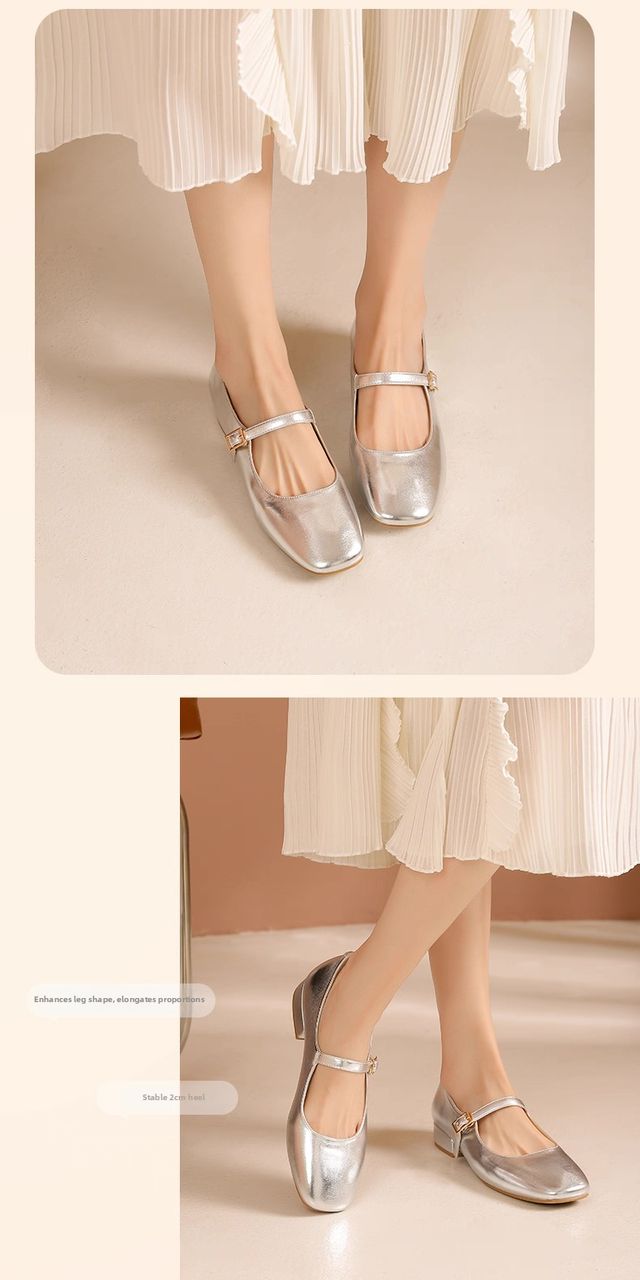 Silver Ballet Shoes