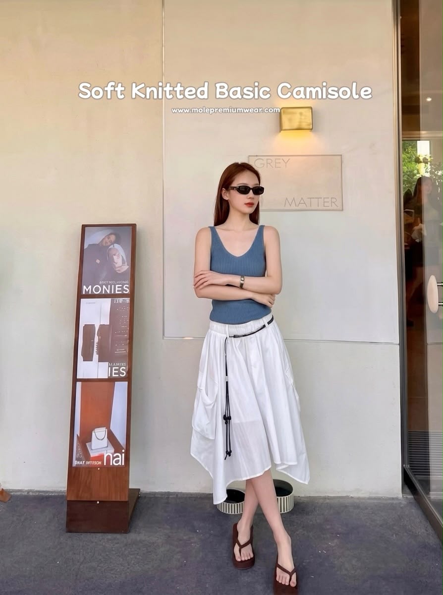 Soft Knitted Basic Camisole