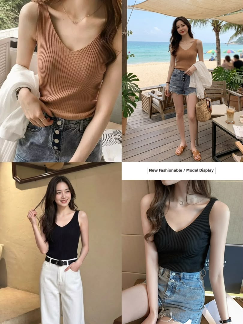 Soft Knitted Basic Camisole