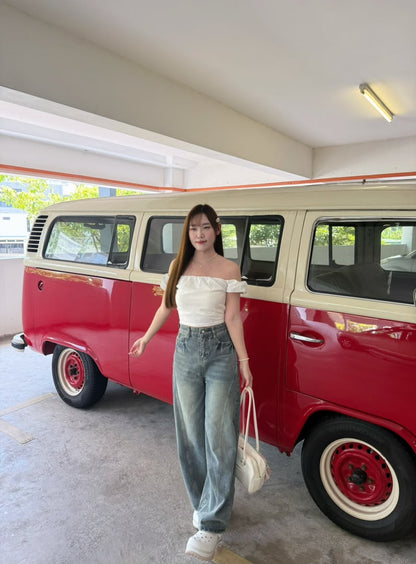 American Retro High Waisted Scimitar Jeans